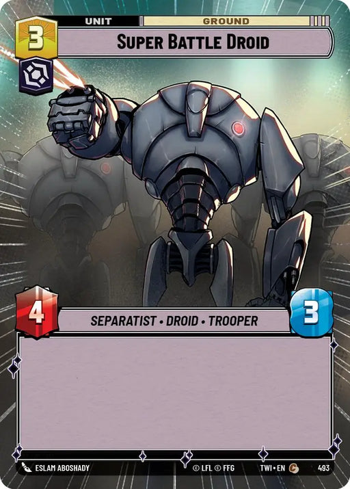Super Battle Droid (Hyperspace) (493) [Twilight of the Republic] - Star Wars: Unlimited Single