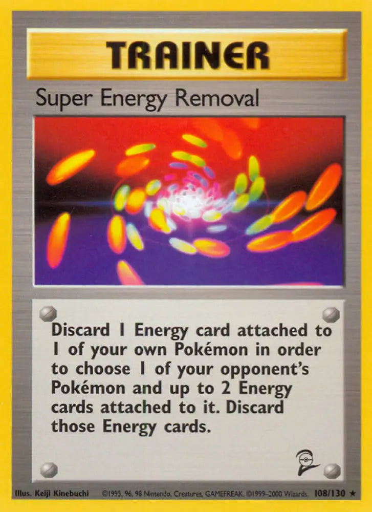 Super Energy Removal (108/130) [Base Set 2] - Pokemon Single