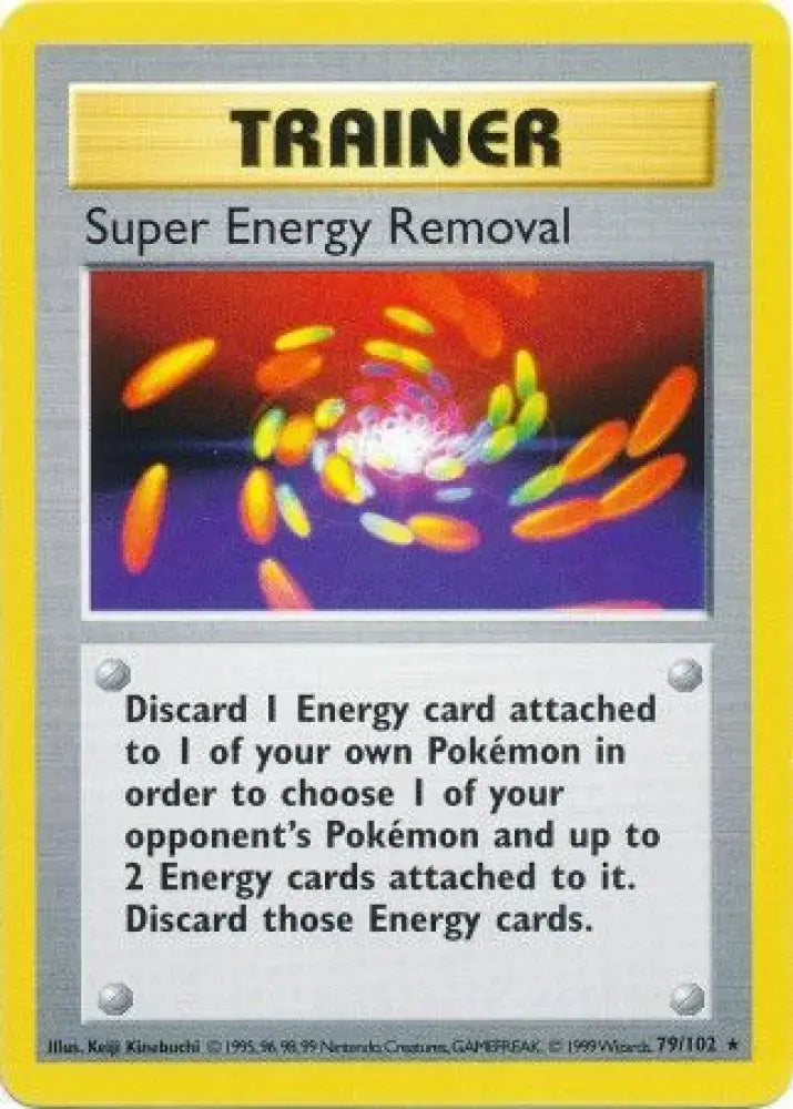 Super Energy Removal (79/102) [Base Set Shadowless Unlimited] - Pokemon Single