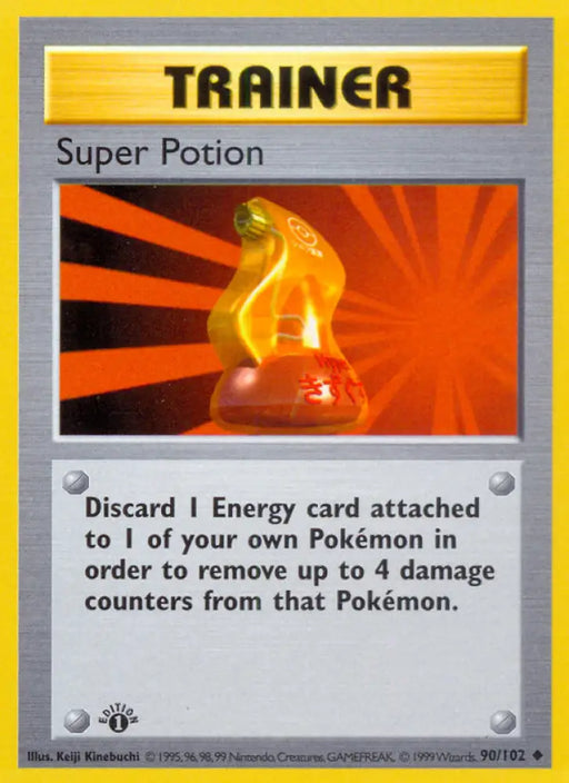 Super Potion (90/102) (Shadowless) [Base Set 1st Edition] - Pokemon Single
