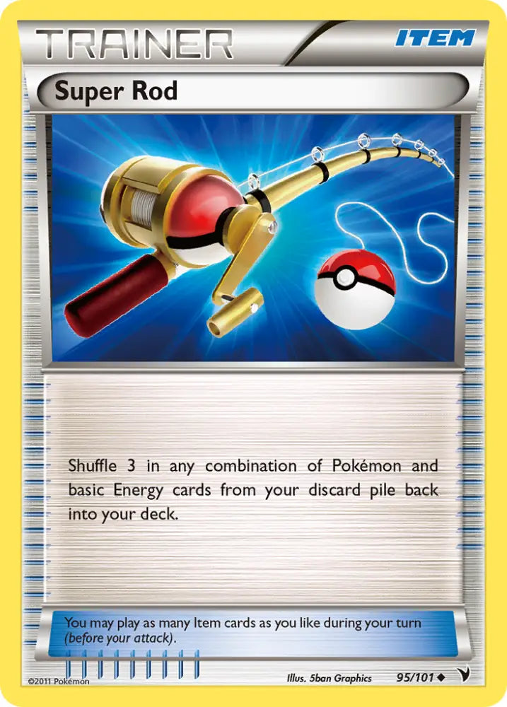 Super Rod (95/101) [Black & White: Noble Victories] - Pokemon Single
