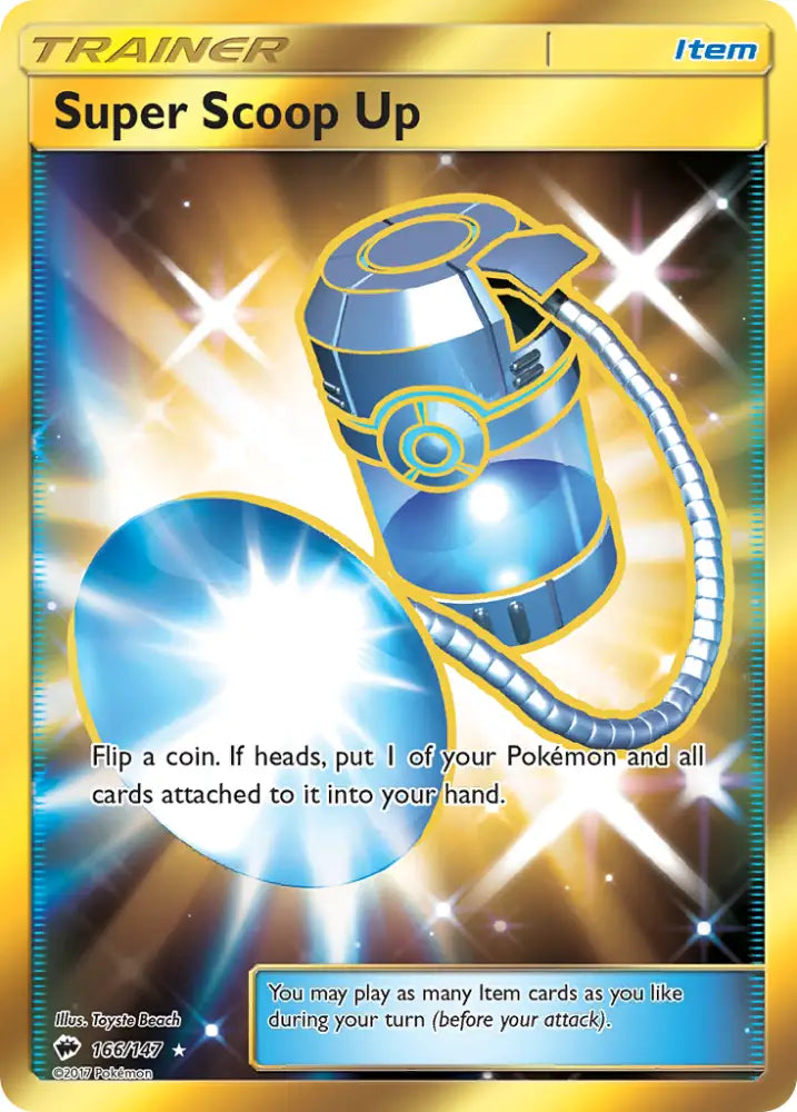 Super Scoop Up (166/147) [Sun & Moon: Burning Shadows] - Pokemon Single