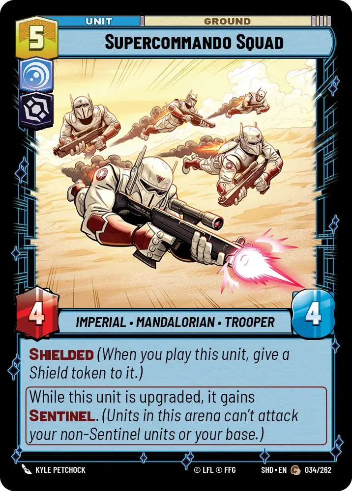 Supercommando Squad (034/262) [Shadows of the Galaxy] - Star Wars: Unlimited Single