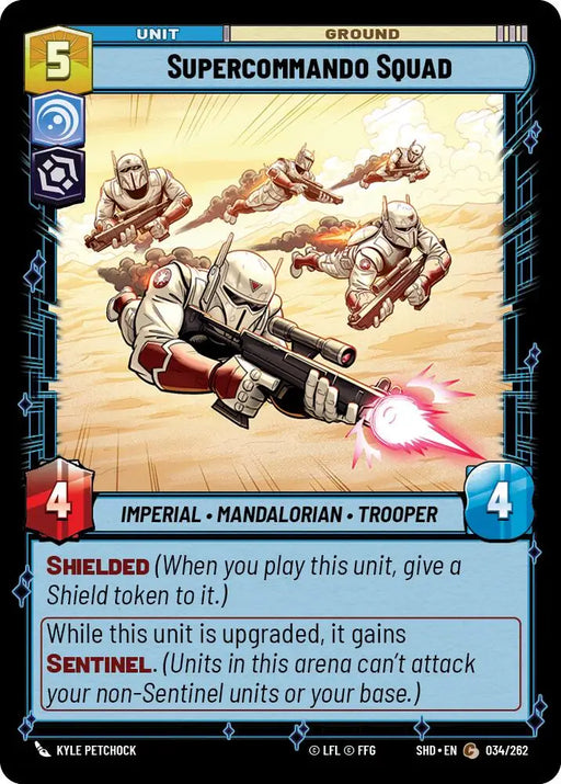 Supercommando Squad (034/262) [Shadows of the Galaxy] - Star Wars: Unlimited Single