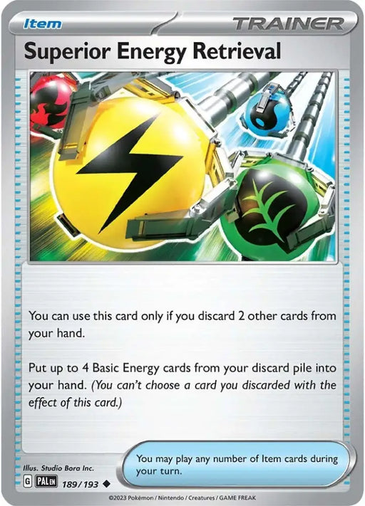 Superior Energy Retrieval (189/193) [Scarlet & Violet: Paldea Evolved] - Pokemon Single