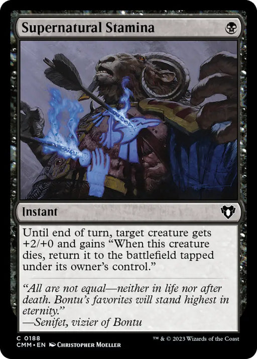 Supernatural Stamina [Commander Masters] - MTG Single