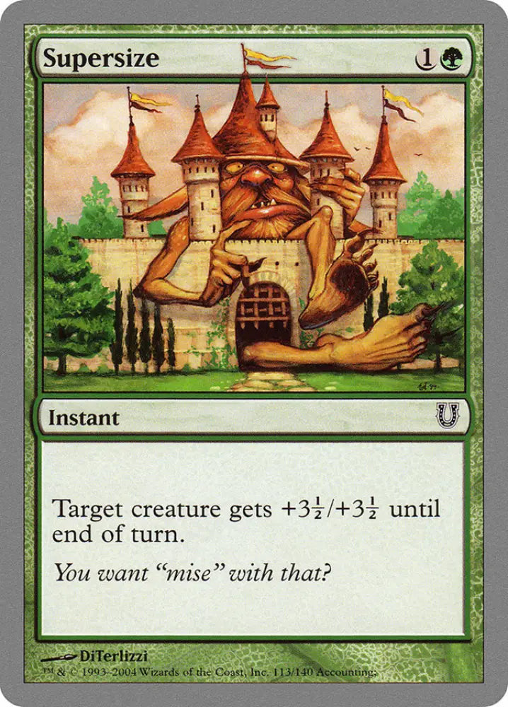 Supersize [Unhinged] - MTG Single