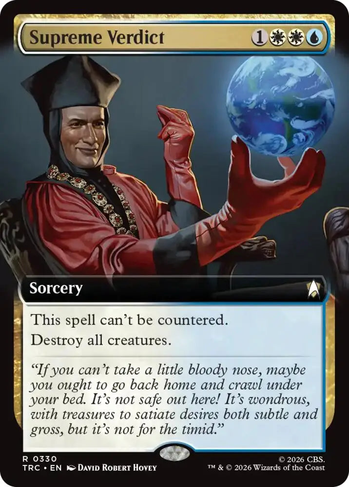Supreme Verdict (Extended Art) (330) [Star Trek Commander]