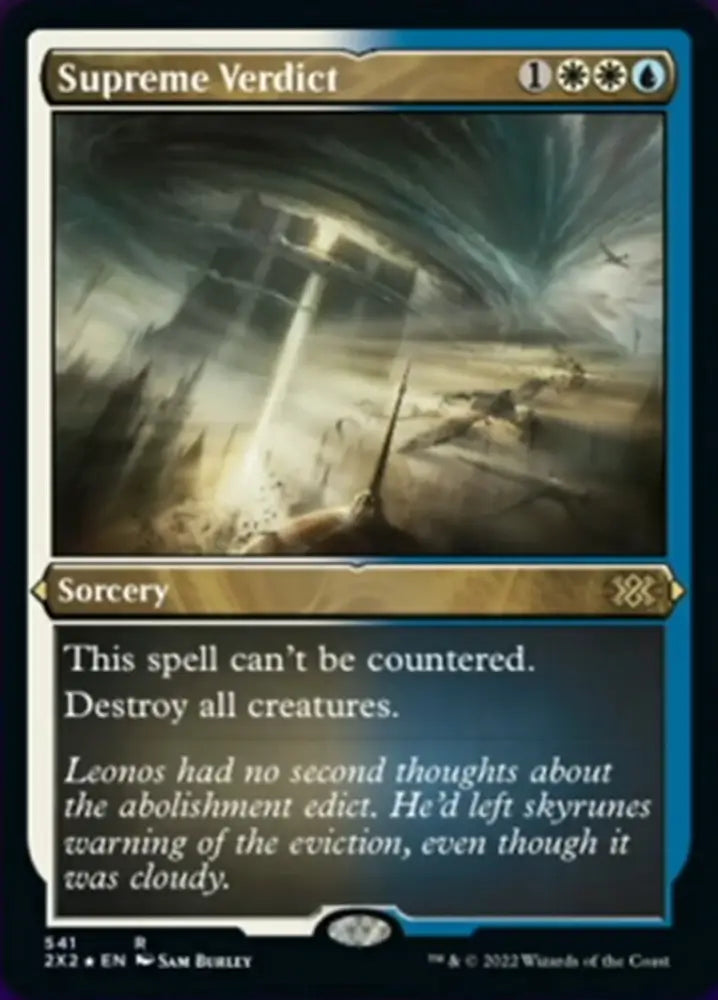 Supreme Verdict (Foil Etched) [Double Masters 2022] - MTG Single