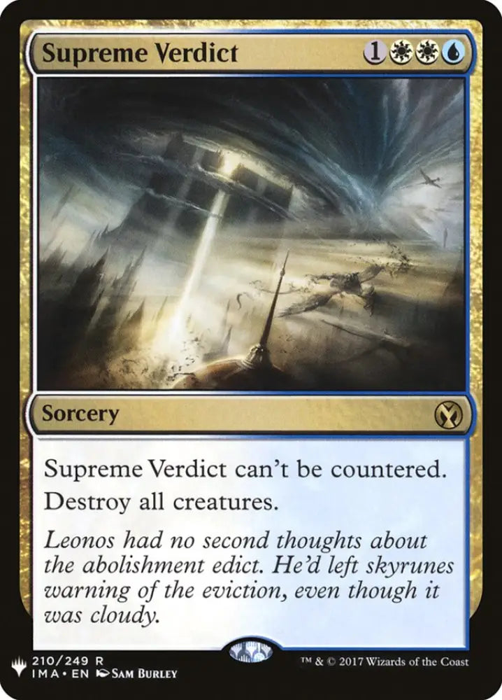 Supreme Verdict [Mystery Booster] - MTG Single