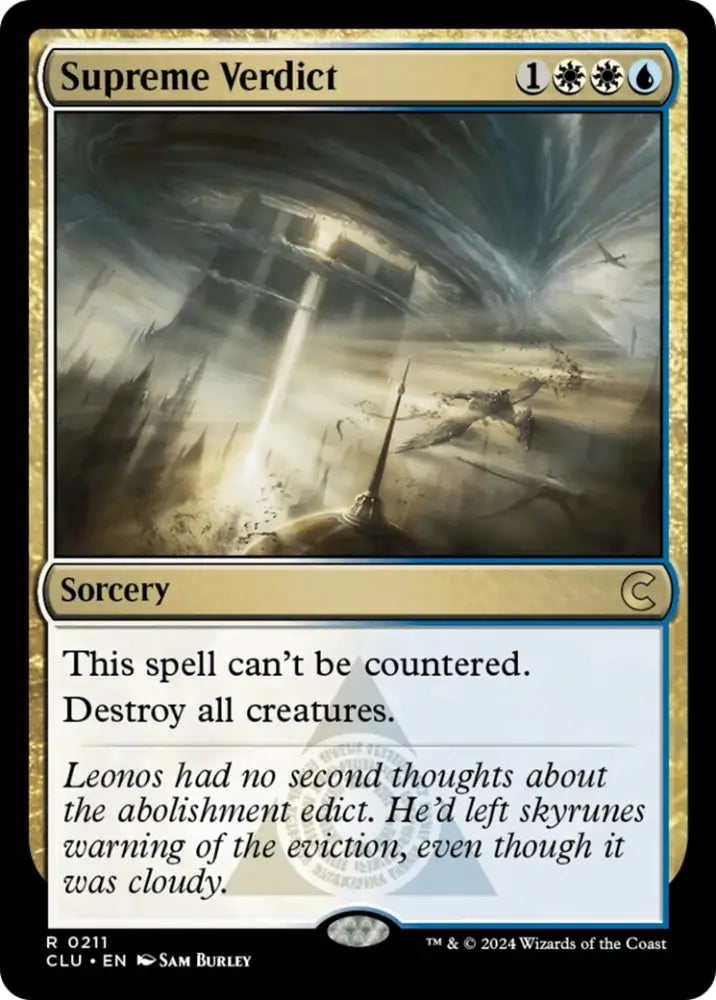 Supreme Verdict [Ravnica: Clue Edition] - MTG Single