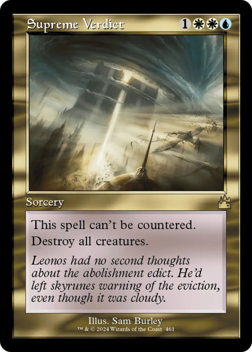Supreme Verdict (Retro Frame) [Ravnica Remastered] - MTG Single