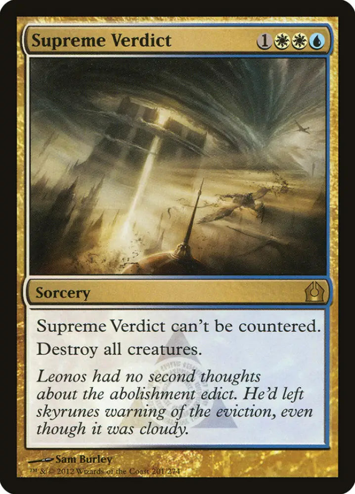 Supreme Verdict [Return to Ravnica] - MTG Single