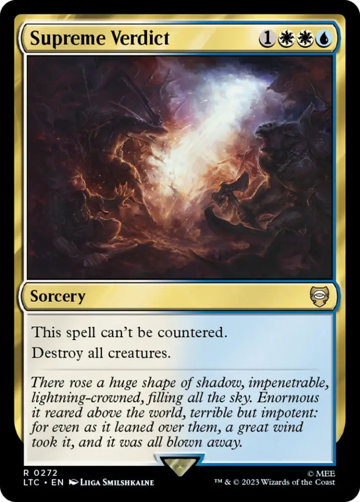Supreme Verdict [The Lord of the Rings: Tales of Middle-Earth Commander] - MTG Single