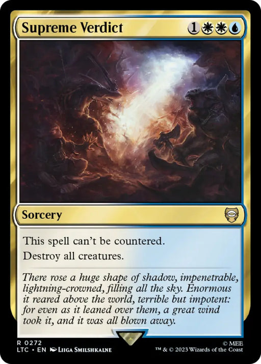Supreme Verdict [The Lord of the Rings: Tales of Middle-Earth Commander] - MTG Single