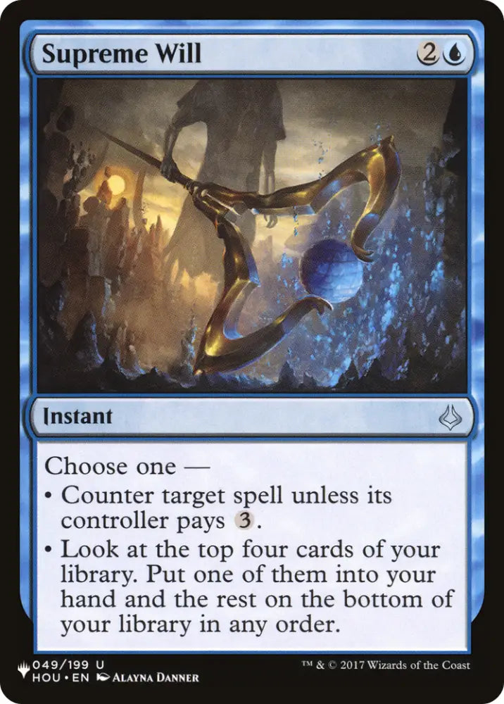 Supreme Will [The List] - MTG Single
