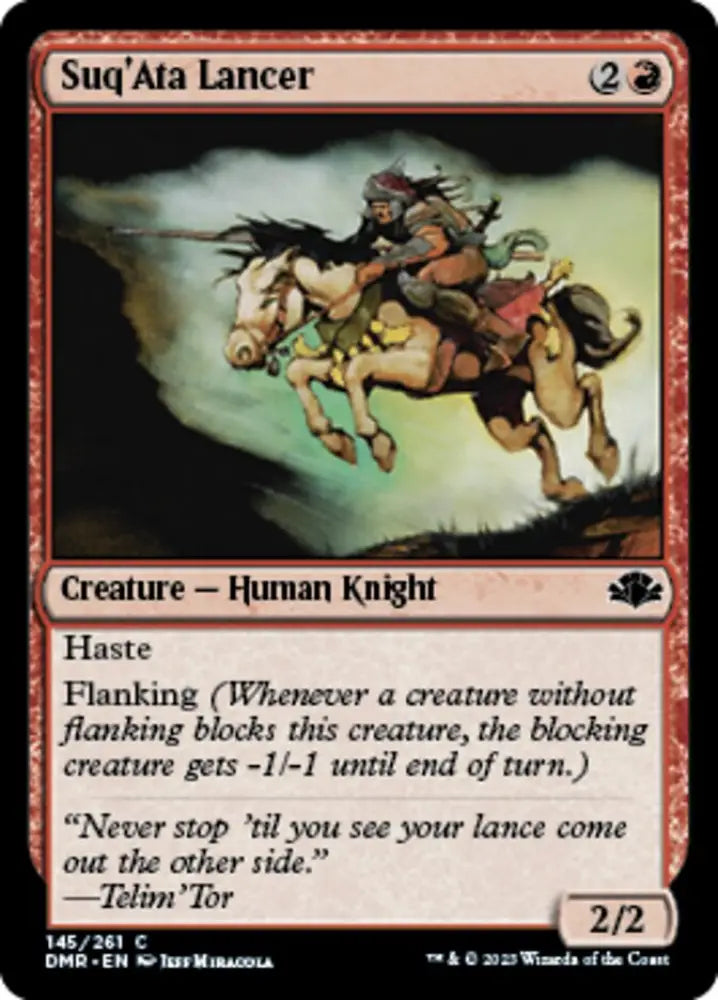 Suq’Ata Lancer [Dominaria Remastered] - MTG Single
