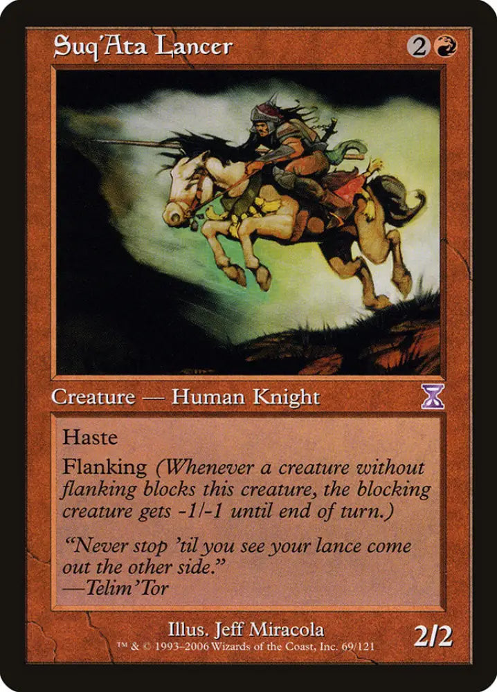 Suq’Ata Lancer [Time Spiral Timeshifted] - MTG Single