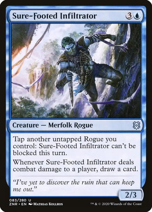 Sure-Footed Infiltrator [Zendikar Rising] - MTG Single