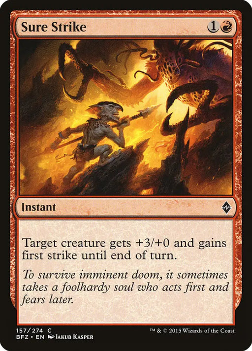 Sure Strike [Battle for Zendikar] - MTG Single
