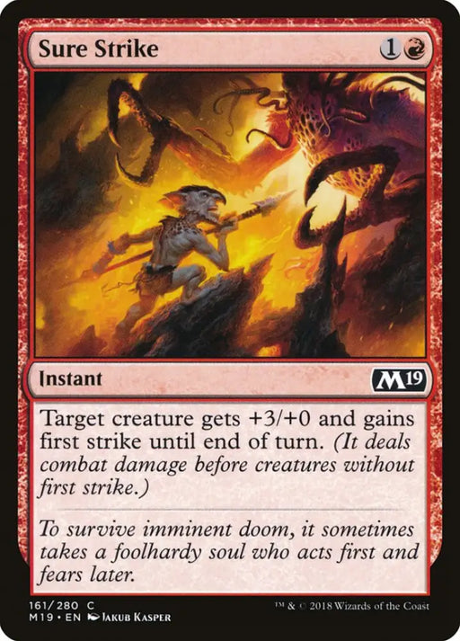 Sure Strike [Core Set 2019] - MTG Single