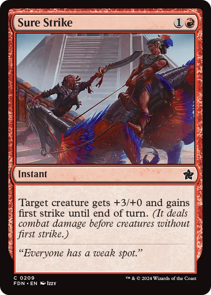 Sure Strike [Foundations] - MTG Single