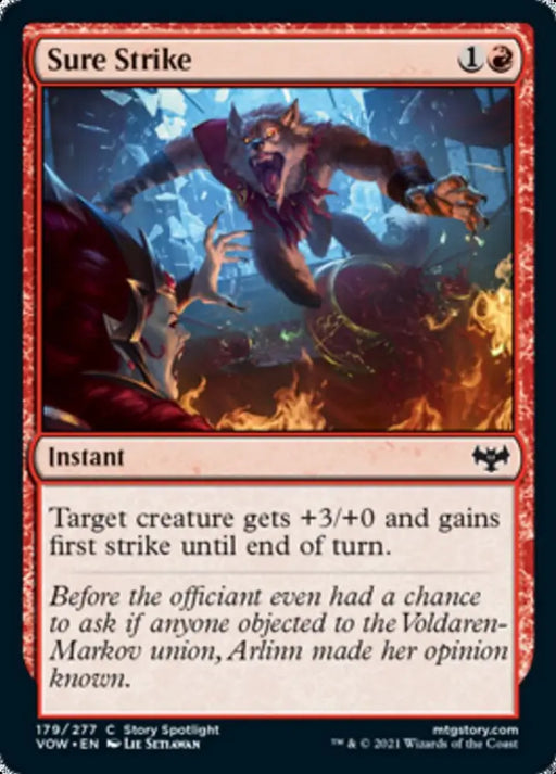 Sure Strike [Innistrad: Crimson Vow] - MTG Single