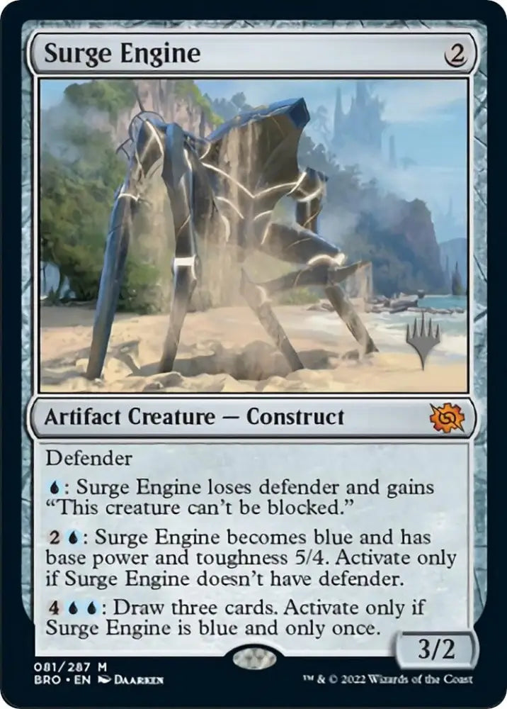 Surge Engine (Promo Pack) [The Brothers’ War Promos] - MTG Single