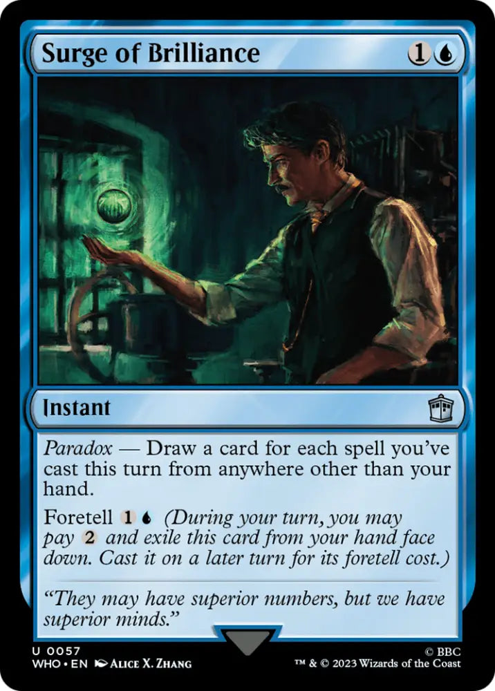 Surge of Brilliance [Doctor Who] - MTG Single