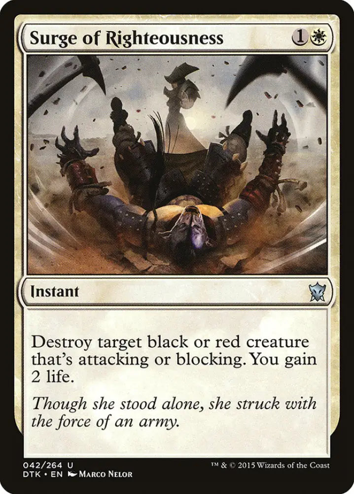 Surge of Righteousness [Dragons of Tarkir] - MTG Single