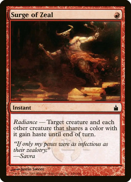 Surge of Zeal [Ravnica: City of Guilds] - MTG Single