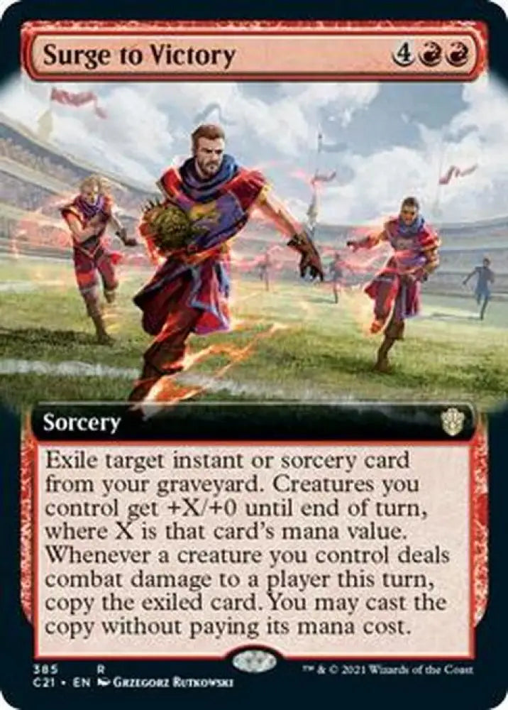 Surge to Victory (Extended Art) [Commander 2021] - MTG Single