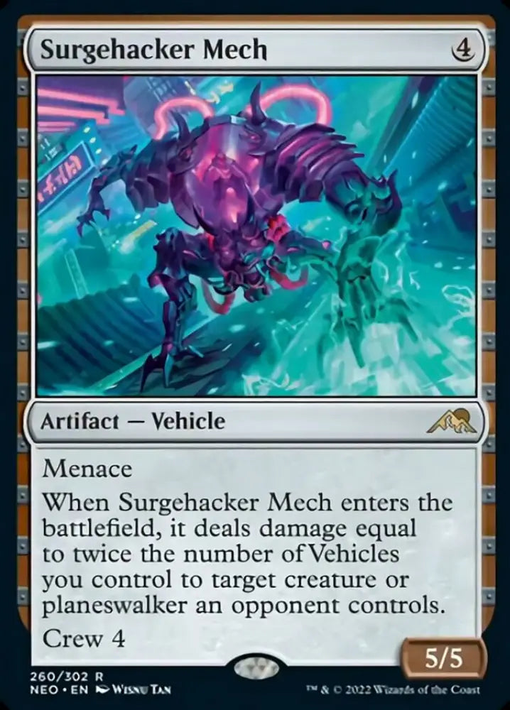 Surgehacker Mech [Kamigawa: Neon Dynasty] - MTG Single