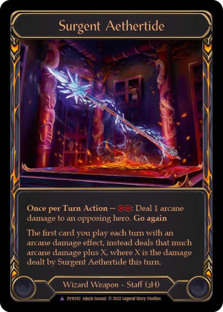 Surgent Aethertide (Marvel) [Dynasty] Cold Foil - Flesh And Blood Single
