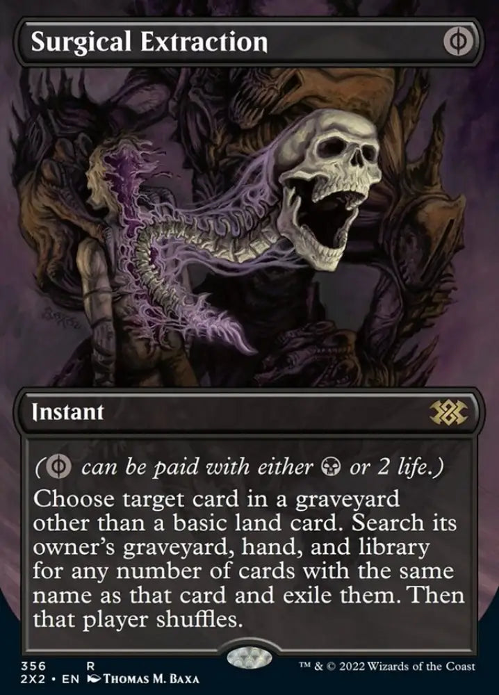 Surgical Extraction (Borderless Alternate Art) [Double Masters 2022] - MTG Single