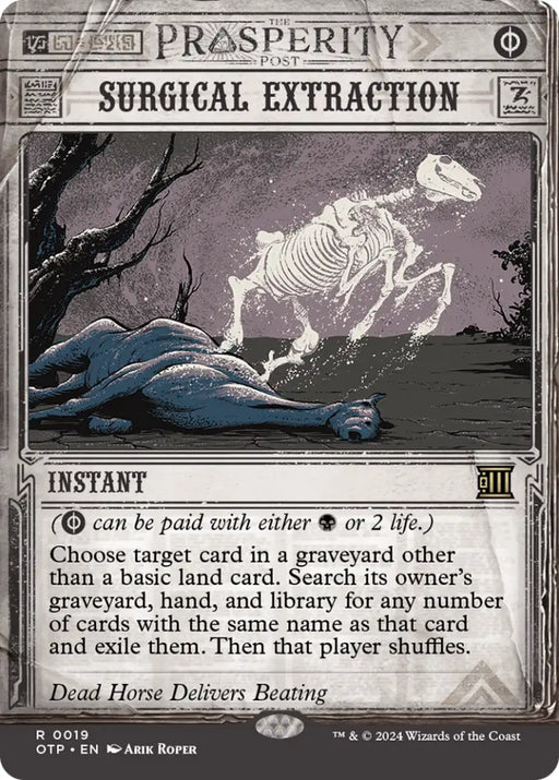 Surgical Extraction [Outlaws of Thunder Junction: Breaking News] - MTG Single