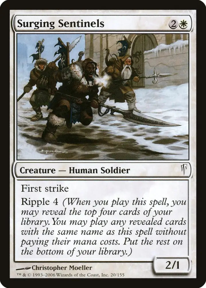 Surging Sentinels [Coldsnap] - MTG Single