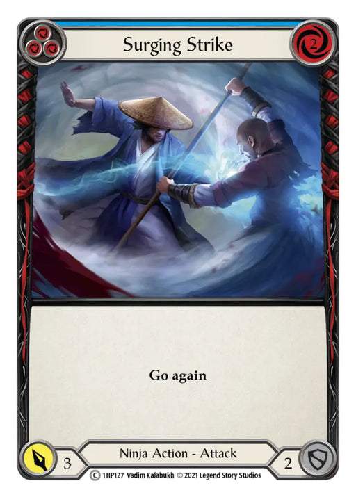 Surging Strike (Blue) [1HP127] (History Pack 1) - Flesh And Blood Single