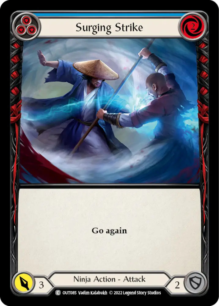 Surging Strike (Blue) [Outsiders] - Flesh And Blood Single
