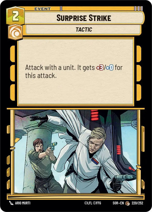 Surprise Strike (220/252) [Spark of Rebellion] - Star Wars: Unlimited Single