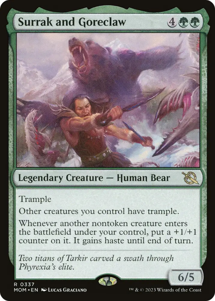 Surrak and Goreclaw [March of the Machine] - MTG Single