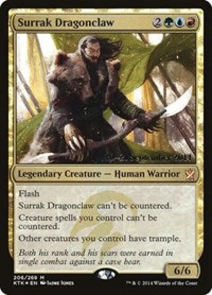 Surrak Dragonclaw (206) [Prerelease Cards]