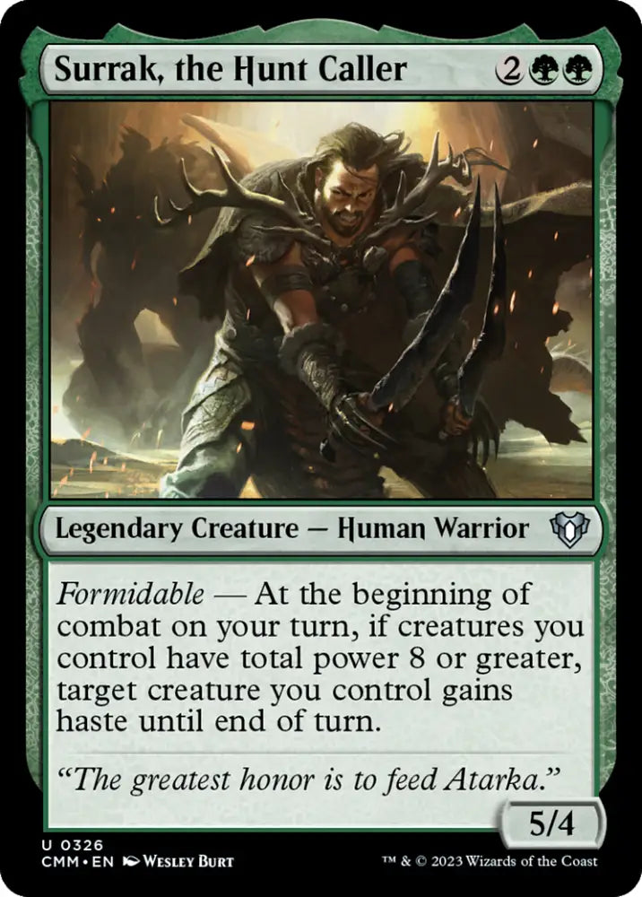 Surrak the Hunt Caller [Commander Masters] - MTG Single