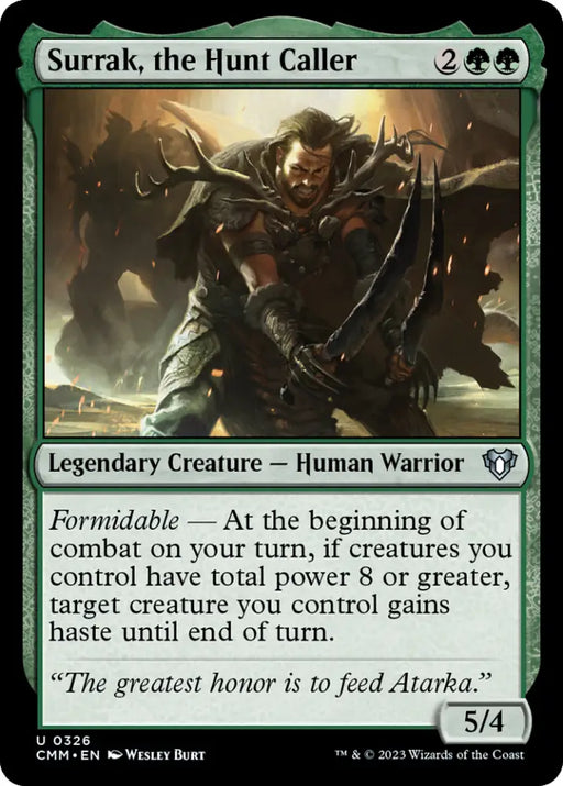 Surrak the Hunt Caller [Commander Masters] - MTG Single