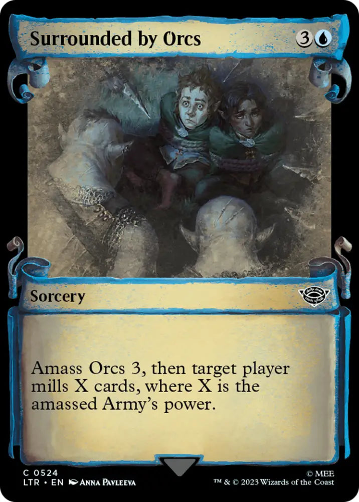 Surrounded by Orcs [The Lord of the Rings: Tales of Middle-Earth Showcase Scrolls] - MTG Single