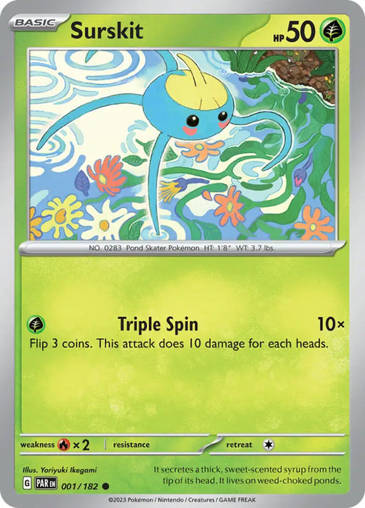 Surskit (001/182) [Scarlet & Violet: Paradox Rift] - Pokemon Single