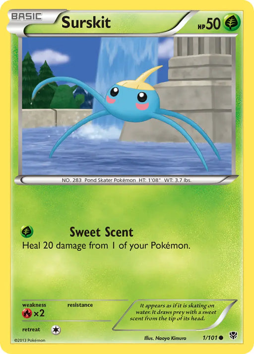 Surskit (1/101) [Black & White: Plasma Blast] - Pokemon Single