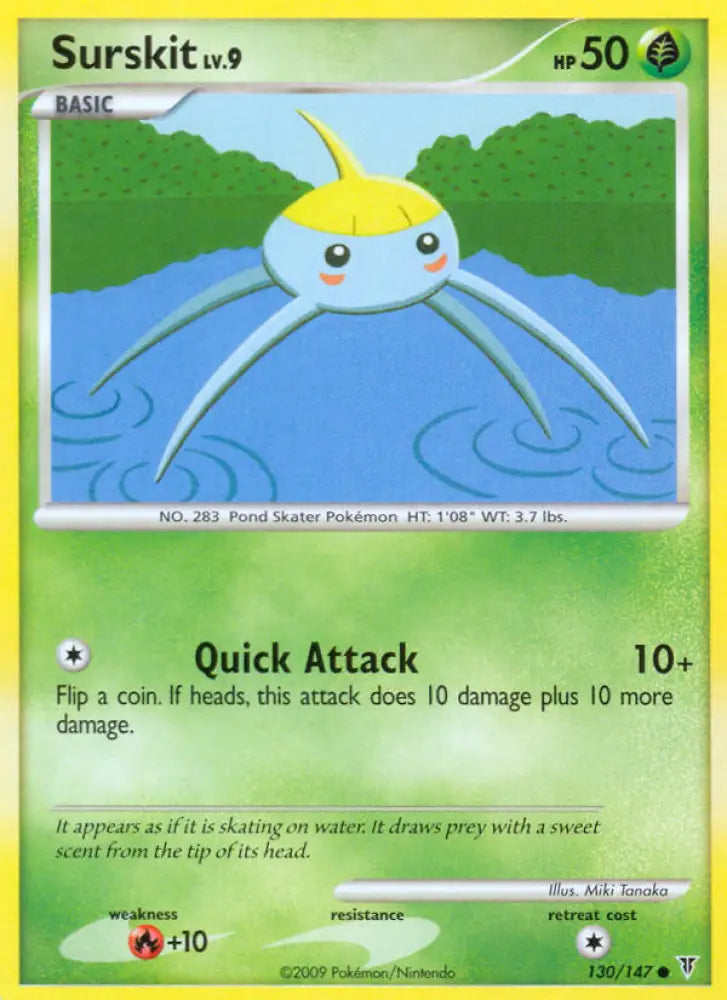 Surskit (130/147) [Platinum: Supreme Victors] - Pokemon Single