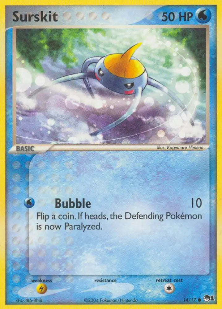 Surskit (14/17) [POP Series 1] - Pokemon Single