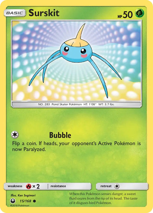 Surskit (15/168) [Sun & Moon: Celestial Storm] - Pokemon Single